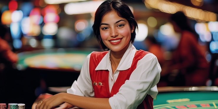 Tabel taruhan roulette dengan nomor dan kategori