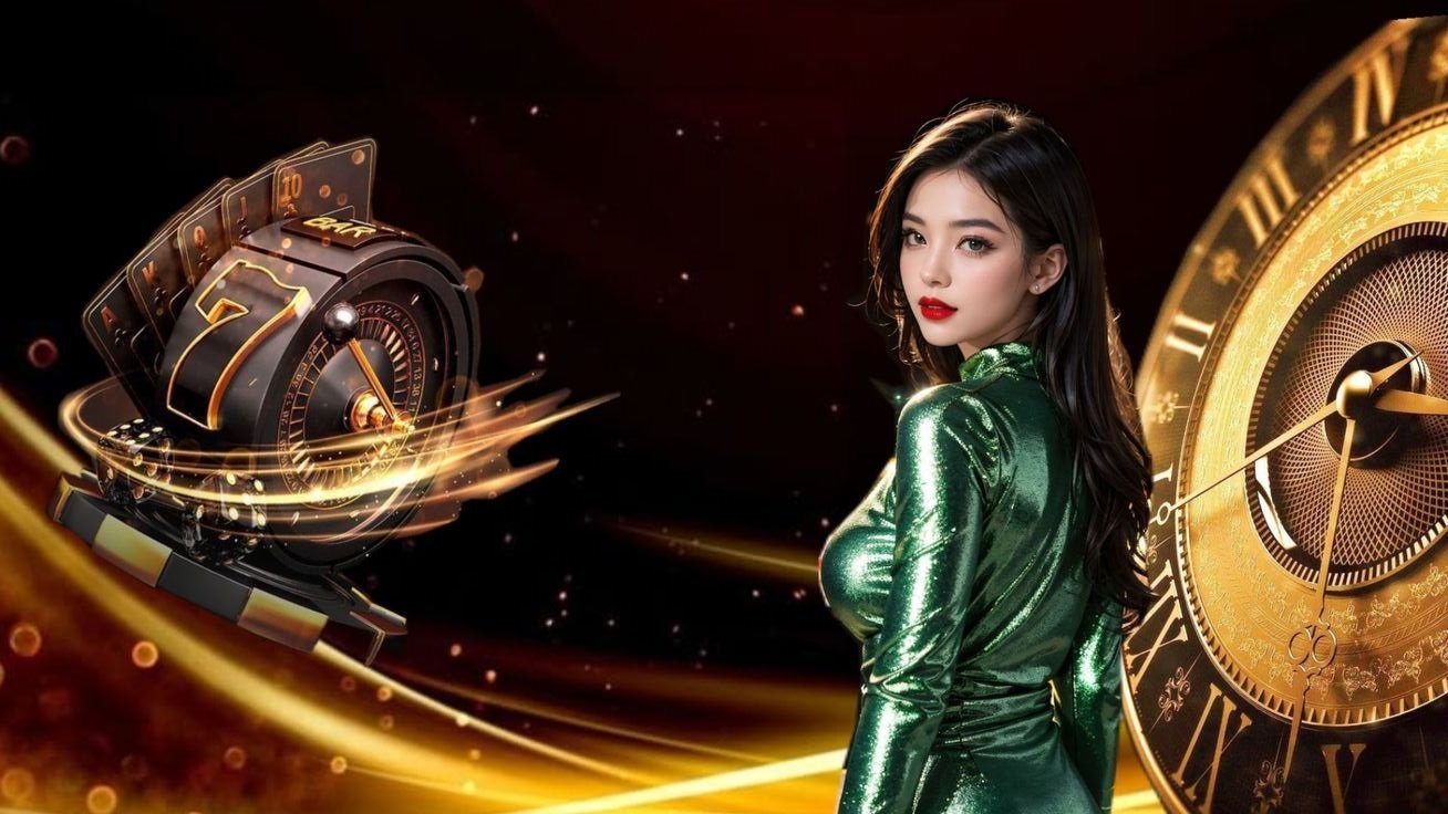 Dealer profesional di studio kasino langsung